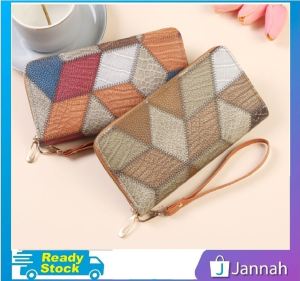 Jannah Dompet Panjang Syiling Pemegang Kad Wanita ( Colorful Purse Lady Women Multi-slot Card Clutch Wallet Bag ) 12Y3