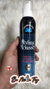 Mouse xịt tóc Jacqualine Styling Mousse tạo kiểu tóc cứng dành cho nam - nữ 250ml