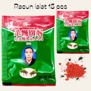 isi 15 pcs racun lalat zhang pei zhen ampuh membasmi lalat