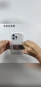 PREFERRED SHOP Back Clamp Phone Stand 360°Rotating Holder stand Folding Metal Mechanical Phone Universal Bracket