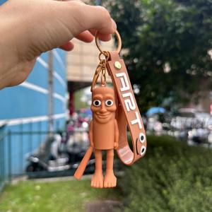 3D Printed Tung Tungtung Sahar Collectible Viral Brainrot Expression Pack Toy Finger Press Ornament Model Keychain Pendant