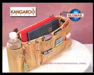 2pcs Kangaroo Keeper The incredible Bag Organizer Set of two pcs Bag In Bag Organiser Removable Handbag Organizer Travel Bags Easy Storage Compartment Bag