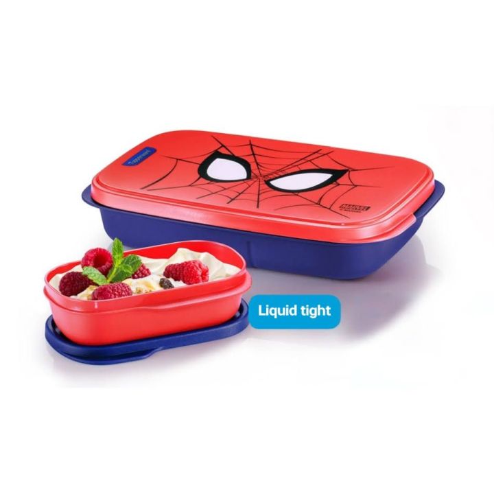 Tupperware Spiderman Lunch Box / Bento / Food Container / Bekas Makanan