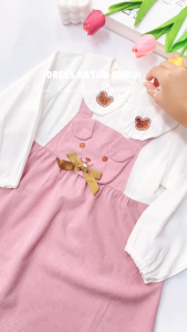 6 Bulan - 4 Tahun dress anak perempuan dress anak baju anak perempuan 1 tahun gaun anak perempuan   Usia 0-4 Tahun