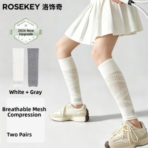 rosekey | Pressure Summer Sport Socks Long White
