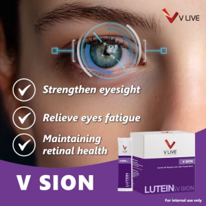 V SION Eye Health Supplement | Vision Blue Light & Eye Comfort Support | Vegetarian Friendly (28 sachets)