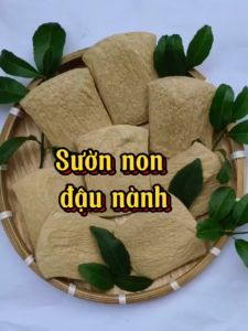 Combo 3 Sườn Non chay đậu nành  loại ngon  500g- Thơm ngon-  Hương Nhiên