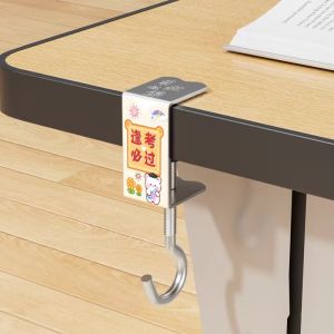 Adjustable Backpack Hook for Elementary School Students Desk Side Storage Iron Material Max Load 05kg Dormitory Essential