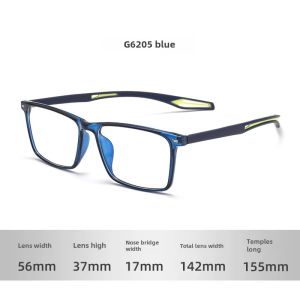 Anti-Blue Light Reading Glasses Mens Ultra-Light Anti-Fatigue High-End Famous Brand Authentic 200 Degrees HD Middle-Aged and Elderly Presbyopic Glasses