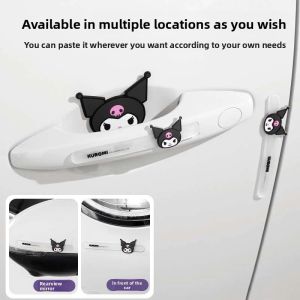 kuromi car collision strips cute and creative cartoon characters shock absorption cushion door protection plaster decoration
