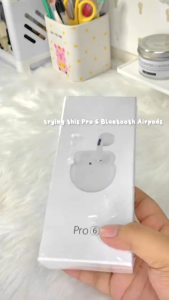 BEST SELLER PRO6 TWS Wireless Earbuds Bluetooth 5.3 Earphones Touch Control Stereo Bass Clear Call Noise Reduction Auto Pairing Long Battery Life Portable Headset Sweat Splash Resistant Charging Case