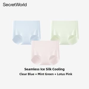 Secret World | Breathable Seamless Invisible Cotton Shorts Underwear Long Crotch