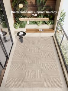 xy | Waterproof Sun Protection Anti-slip Balcony Rug