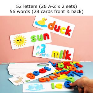 ABC Alphabets ABC Learning ABC Spelling Game ABC Letter Card Early Learning Kid Puzzle Mainan ABC Mainan Ejaan ABC Mainan Kanak