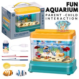 MAINAN ANAK PANCINGAN IKAN MAGNET FUN AQUARIUM PARENT CHILD INTERACTION MAGNETIC CY-7077B