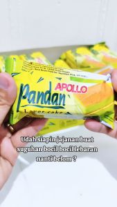 [New Stock] Apollo Layer Cake 18G X 24’S | Chocolate Pandan Strawberry Banana Kek Lapis Susu Childhood Snacks Coklat