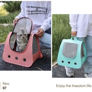 Tas Kucing Anjing Pet Backpack Small Animal Puppy Kitty for Travel