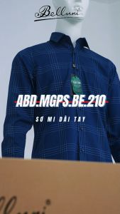 Áo sơ mi nam dài tay cao cấp BELLUNI vải sợi ngãi cứu - ABD.MGPS.BE.210