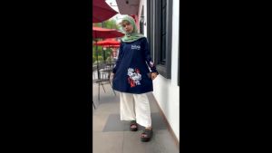 Tunik Wanita Lengan Panjang Grecy Tunik Kaos Katun Combed 24s S M L XL XXL 3XL Baju Atasan Jumbo COD
