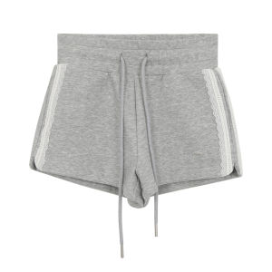 High Waist A-Line Lace Sports Shorts Womens Casual Summer Slimming Pants Weekendhub Cotton Polyester Spandex Blend