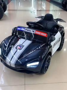 Remote Control Kids Car Ride-On Toy | Music & LED Lights Soft Leather Seat | LED Music Lights | Double Door Design Safe Electric Toy Car for 1-6 Year Old