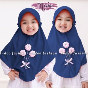 Kerudung Anak Karakter Misha untuk cewek usia 10 tahun bisa untuk sekolah