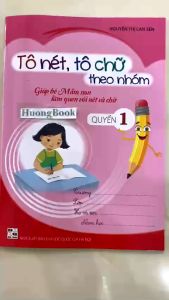 Sách - Tô nét tô chữ theo nhóm ( quyển 1 ) (BT)