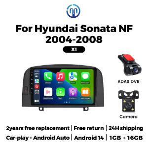 MEKEDE&NAVIFLY Android 14 Intelligent Car Audio System for Hyundai Sonata NF 2004 - 2008 GPS CarPlay Autoradio Stereo Head Unit
