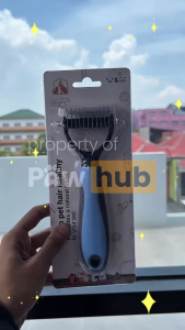PAWHUB Sisir Pembersih Bulu Rambut Hewan Peliharaan Kucing Anjing Stainless Steel / Stainless Steel Hair Removal Comb