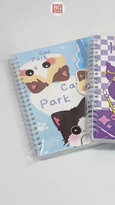Cute Cartoon Spiral Notebook with Pen Cute Stationery Set Writing Book (BGJAYA)