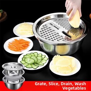 Multifunctional Food-Grade Stainless Steel Grater
