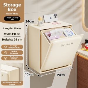evesigar | Wall Mounted Tissue Storage Bathroom Organizer