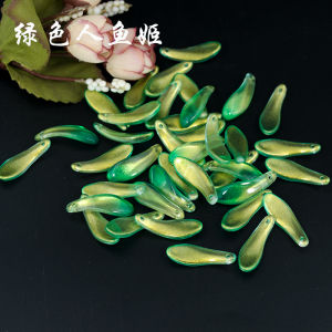 Ancient Style Han Chinese Clothing Accessories Materials 9 * 26mm Curved Daisy Petals 30 PCs DIY Handmade Hairpin Hairpin Making Scattered Beads