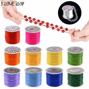 10 M/cuộn Dây Xâu Hạt Pha Lê Đàn Hồi Chắc Chắn Dây Chỉ Co Giãn 1Mm Cho Vòng Tay Vòng Cổ Dây Làm Trang Sức Tự Làm