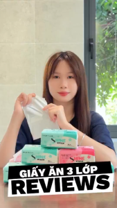 Combo Thùng Giấy Ăn Cao Cấp Shine 3 Lớp Mềm Mịn Tiện Lợi Khăn Giấy Để Phòng Khách giấy ăn giấy vệ sinh giấy rút