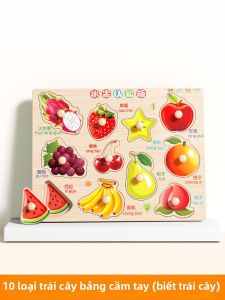 TONGMUXING | Đồ Chơi Gỗ Montessori Nhận Biết Trái Cây