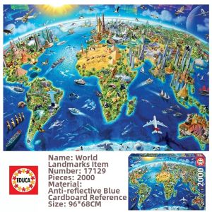 EDUCA | Adult Educational Jigsaw Puzzle 2000 Pieces