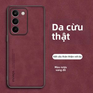EUCAGR Ốp Điện Thoại Da PU Cao Cấp Cho Realme C83 Silicon Chống Sốc Bảo Vệ Toàn Diện Mặt Sau Chống Trầy Xước Chống Bụi