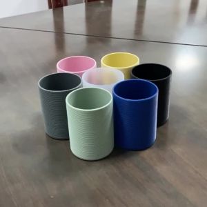 6.5cm Dia Insulated Silicone Protective Sleeve for Water Bottle Anti-Slip Protection Covers Reusable Silicone Sleev