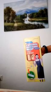 LOCAL READY STOCK Magic Mop Foldable Dust Cleaner Mop with 10pcs tissue FREE