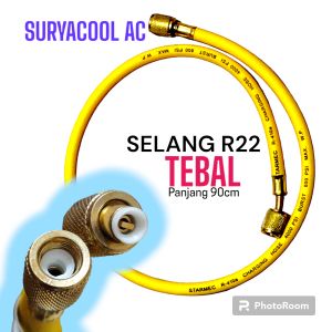 AC R22 TEBAL Selang Manifold 90 cm
