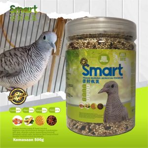 SMART PAKAN BURUNG PERKUTUT KUNG KATURANGAN EXTRA GINSENG MADU REMPAH - 500G