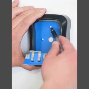 Outdoor Wall Mounted Key Lock Safe Box Key Storage Box Key Box Wall Mount Key Lock Box 4 Digit Password Code Security Lock No Key