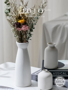 Luxurious European Style Ceramic Flower Vase for Living Room Home Decor Simple Modern Style Small Flower Pot Ornament
