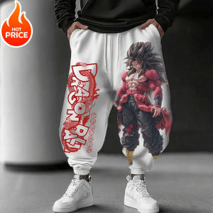 Anime Saiyan Dragon Ball Winter Cotton Sweatpants 2025 Harajuku Trendy Men Women Street Loose Casual Fashion Sports Cuff Pants