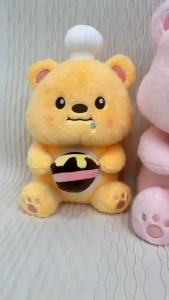 gấᴜ bông gấᴜ Pooh Đầu Bếp Ôm Mật Ong gấᴜ Pooh Vàng Ôm Hũ Mật quà tặng sinh nhật hottend mẫu mới K4T2