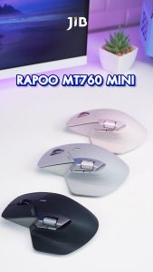 WIRELESS MOUSE (เมาส์ไร้สาย) RAPOO MT760 MINI (PINK) (MT760 MINI-PK)