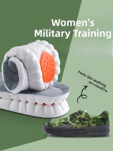 XIANZHAO | Thickened Sports Shoe Insoles For Women Special Training Military Stationary Pain Relief Long Standing Comfortable Soldier Tool
