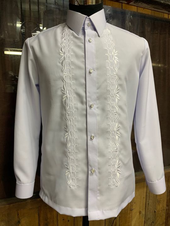 【NEW】 Barong long sleeves,Miyake fabric(pakibasa po muna ang size chart ...