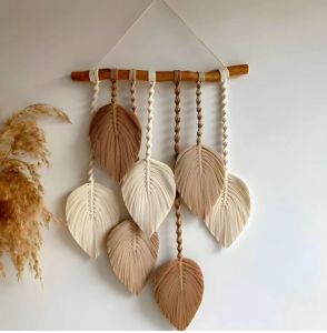 Hiasan kamar aesthetic Hiasan dinding ruang tamu kamar tidur Macrame wall hanging dekorasi rumah mewah elegant